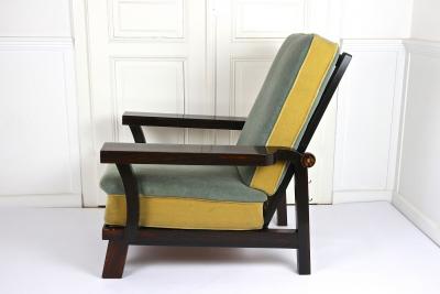 20th Century Art Deco Armchair Sitzmaschine by Fritz Gross AT circa 1935