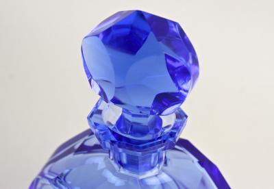 20th Century Art Deco Decanter Set Liquor Set With 5 Shot Glasses CZ ca 1920