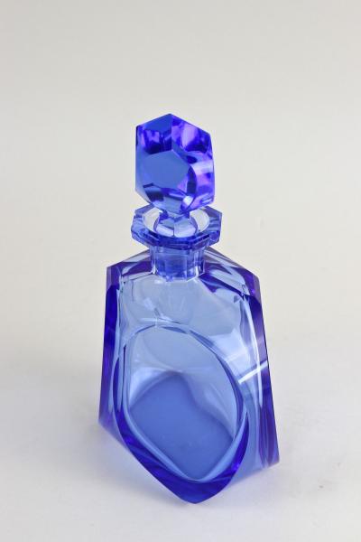 20th Century Art Deco Decanter Set Liquor Set With 5 Shot Glasses CZ ca 1920