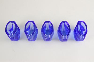 20th Century Art Deco Decanter Set Liquor Set With 5 Shot Glasses CZ ca 1920