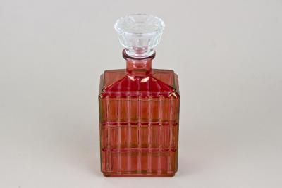 20th Century Art Deco Glass Decanter or Liquor Bottle Austria ca 1930