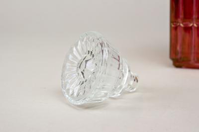 20th Century Art Deco Glass Decanter or Liquor Bottle Austria ca 1930