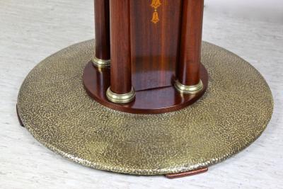 20th Century Art Nouveau Gaming Table Coffee Table Brass Base AT circa 1910
