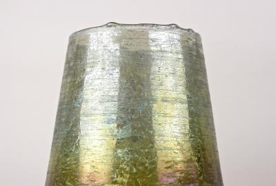 20th Century Art Nouveau Glass Vase Iridescent Bohemia ca 1910