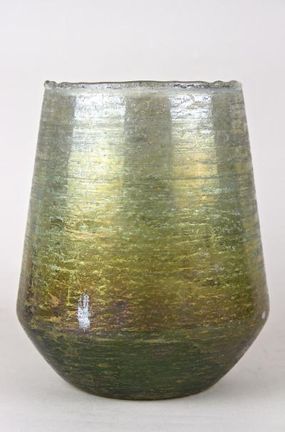 20th Century Art Nouveau Glass Vase Iridescent Bohemia ca 1910