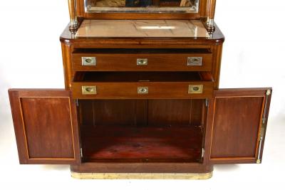20th Century Art Nouveau Mahogany Buffet Cabinet by H B ck Austria ca 1910
