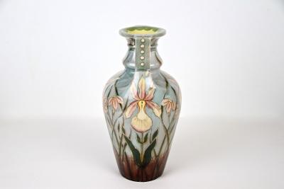 20th Century Art Nouveau Majolica Vase by Gerbing Stephan AT ca 1910