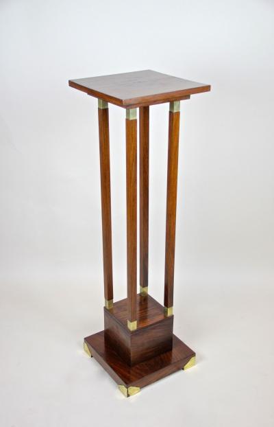 20th Century Art Nouveau Palisander Pedestal Austria circa 1900