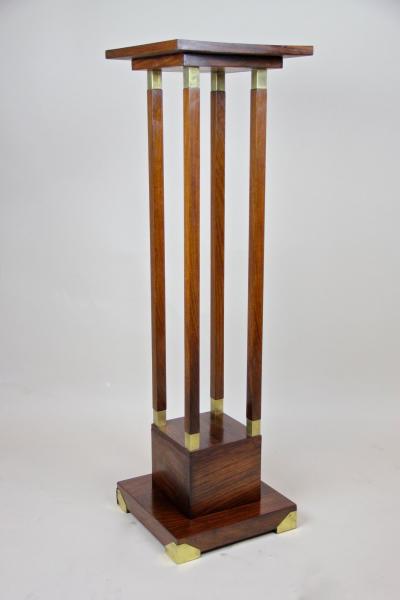 20th Century Art Nouveau Palisander Pedestal Austria circa 1900
