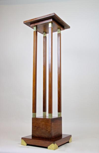 20th Century Art Nouveau Palisander Pedestal Austria circa 1900
