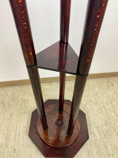 20th Century Art Nouveau Pedestal Bentwood Trimmed To Mahogany AT circa 1900
