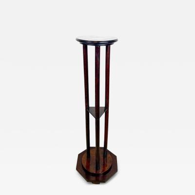 20th Century Art Nouveau Pedestal Bentwood Trimmed To Mahogany AT circa 1900
