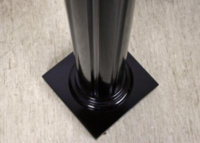 20th Century Art Nouveau Pedestal or Column ebonized handcarved AT ca 1900