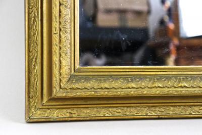 20th Century Art Nouveau Wall Mirror Bronzed Austria ca 1910