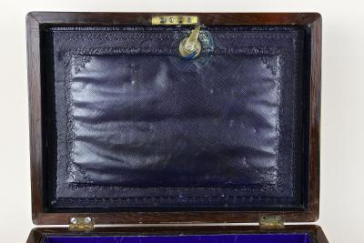 20th Century Art Nouveau Walnut Jewelry Box Austria circa 1910