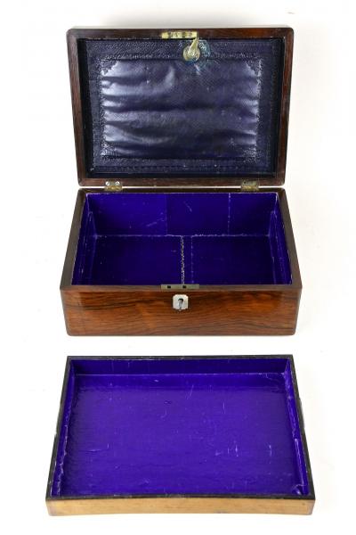 20th Century Art Nouveau Walnut Jewelry Box Austria circa 1910