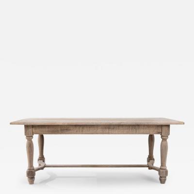 20th Century Belgian Wooden Dining Table