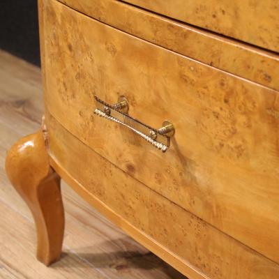 20th Century Birch Wood Dresser with Marble Top