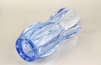 20th Century Blue Art Deco Glass Vase Austria ca 1920