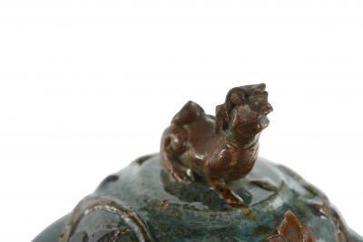 20th Century Chinese Sancai Glazed Covered Jar