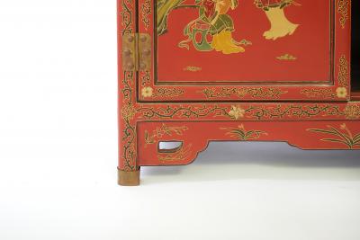 20th Century Chinoiserie Decorated Cabinet