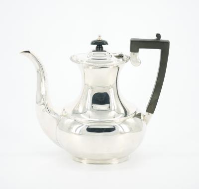 20th Century English Sterling Silver Four Piece Tea Coffee Service