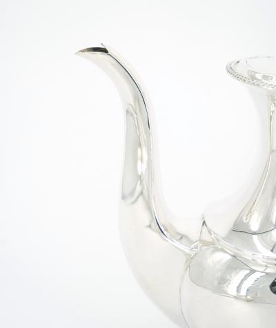 20th Century English Sterling Silver Four Piece Tea Coffee Service