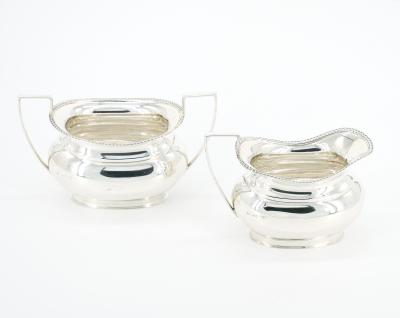 20th Century English Sterling Silver Four Piece Tea Coffee Service