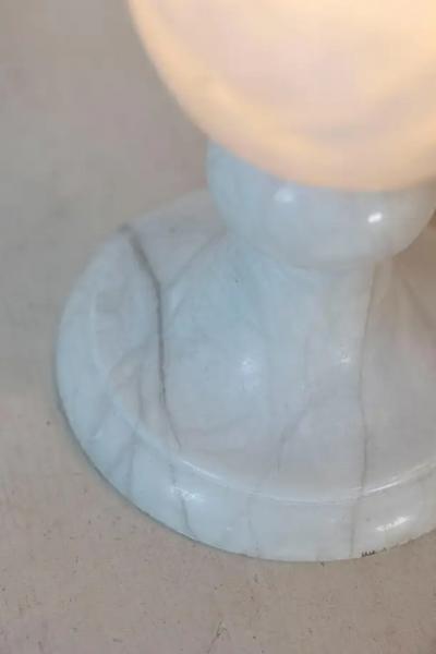 20th Century French Alabaster Lamp