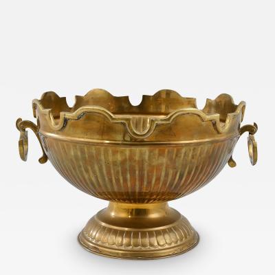 20th Century French Brass Ice Bucket 