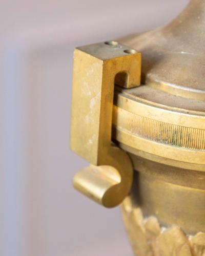 20th Century French Bronze Chandelier with Classical Motifs