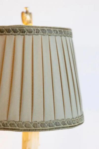 20th Century French Empire Style Bouillotte Lamp with Sphinx Motif