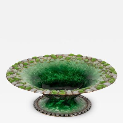 20th Century French Enamel Bowl By Duban Et Christel c 1950
