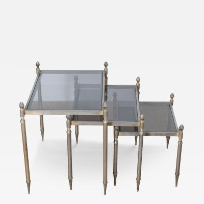 20th Century French Set of Three Nesting Tables