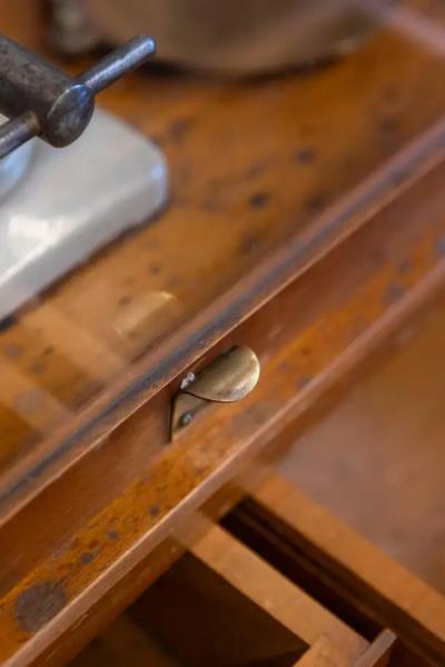 20th Century German Glass Case Scale