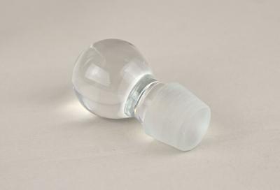 20th Century Glass Decanter Bottle With Golden Floral Patterns AT ca 1920