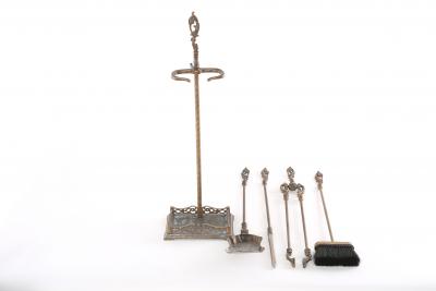 20th Century Italian Brass Five Piece Tool Set