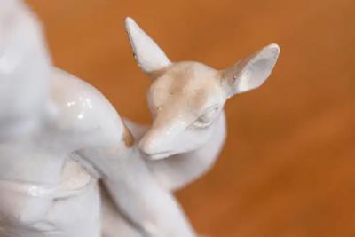 20th Century Italian Ceramic Sculpture of Diana