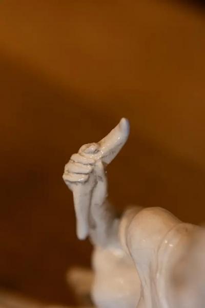 20th Century Italian Ceramic Sculpture of Diana