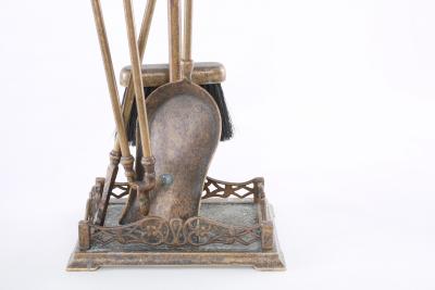 20th Century Italian Five Piece Fireplace Tool Set