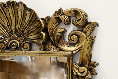 20th Century Italian Gilt Florentine Wall Mirror Italy circa 1950