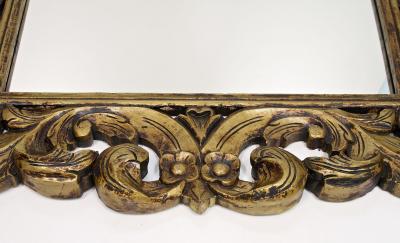20th Century Italian Gilt Florentine Wall Mirror Italy circa 1950
