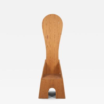 20th Century Italian Mario Ceroli Fratina Chair