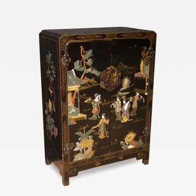 20th Century Lacquered Oriental Sideboard