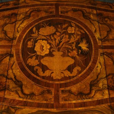 20th Century Louis XV Style Inlaid Lombard Dressing Table