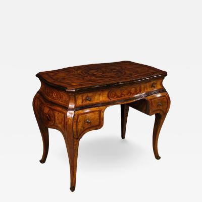 20th Century Louis XV Style Inlaid Lombard Dressing Table