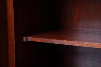 20th Century Mirrored Top Mahogany Wood Sideboard Credenza By Dessin Fournir