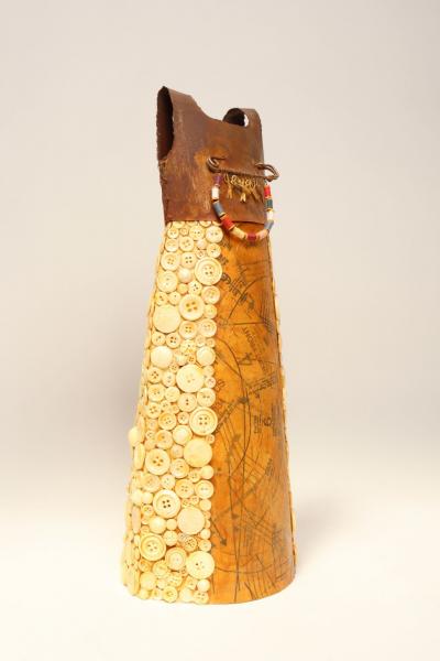20th Century Mixed Media Couture Rigueur Dress Form by Kathleen Holmes