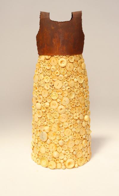 20th Century Mixed Media Couture Rigueur Dress Form by Kathleen Holmes