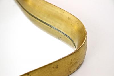 20th Century Modernist Gilt Wall Mirror Attributed to Max Welz Austria ca 1940s